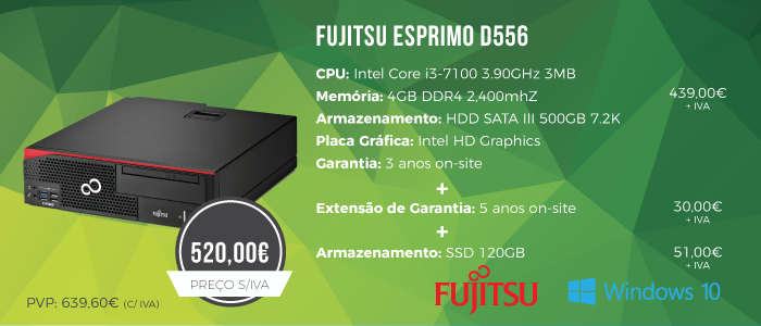 Desktop Fujitsu ESPRIMO P556
